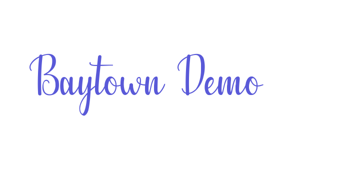 Baytown Demo Font Download