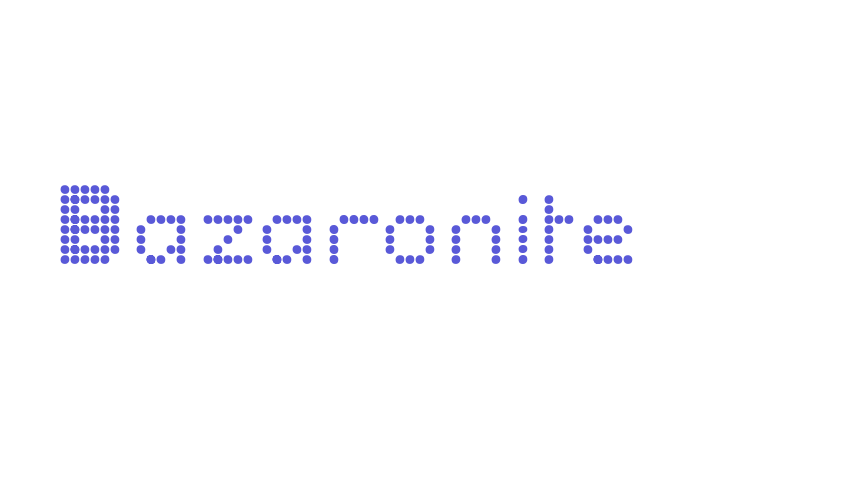 Bazaronite Font Download