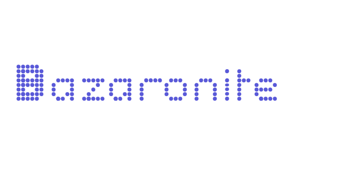 Bazaronite Font Download