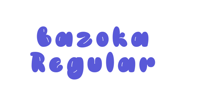 Bazoka Regular Font Download