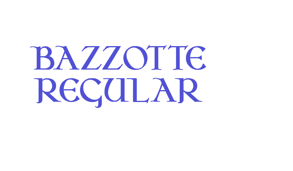 Bazzotte Regular-font-download