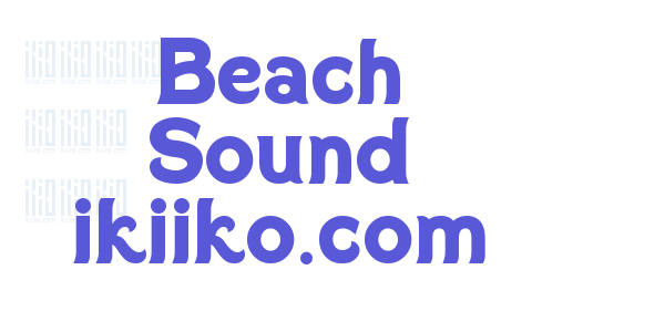 Beach Sound ikiiko.com font free