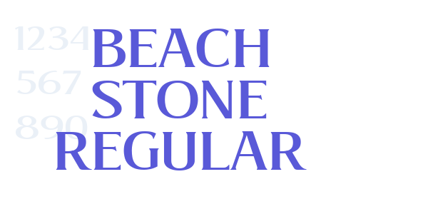 Beach Stone Regular font free