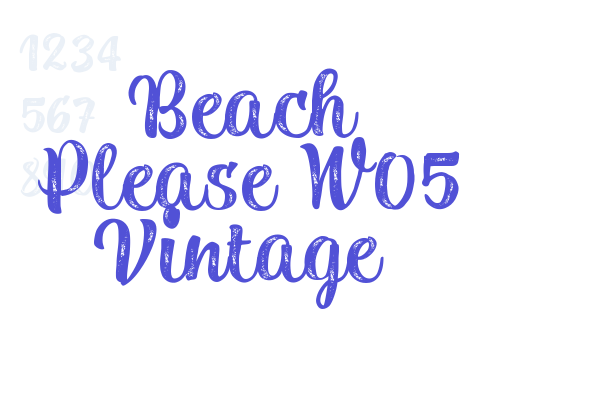 Beach Please W05 Vintage