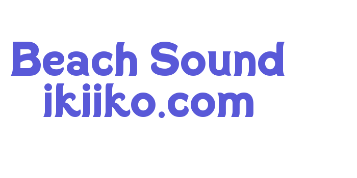 Beach Sound ikiiko.com Font Download