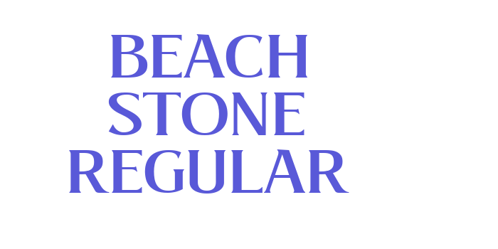 Beach Stone Regular Font Download