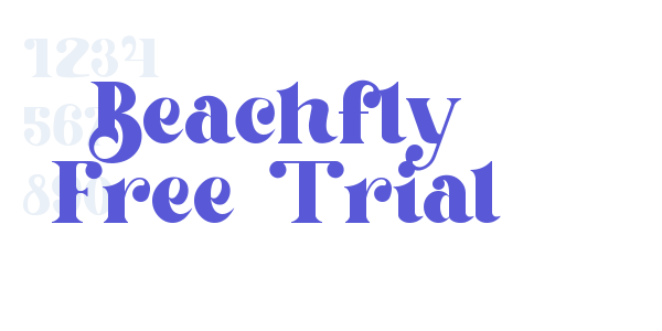 Beachfly Free Trial font free