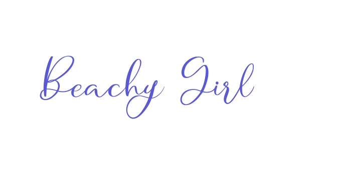 Beachy Girl Font Download