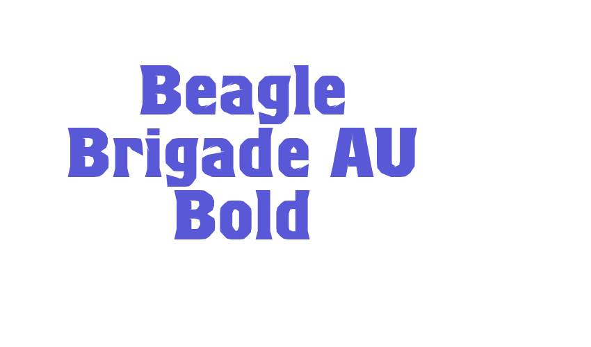 Beagle Brigade AU Bold Font Download