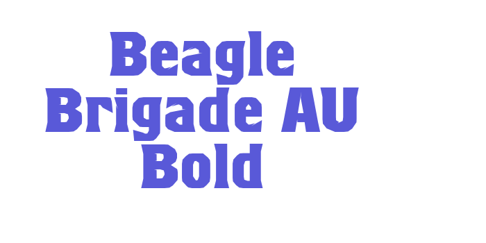 Beagle Brigade AU Bold Font Download