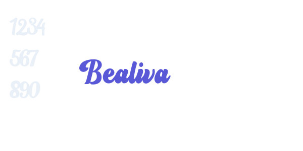 Bealiva font free