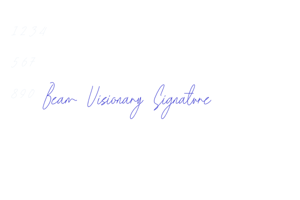 Beam Visionary Signature