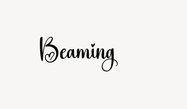 Beaming Font