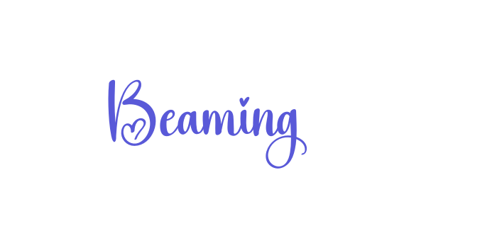 Beaming Font Download