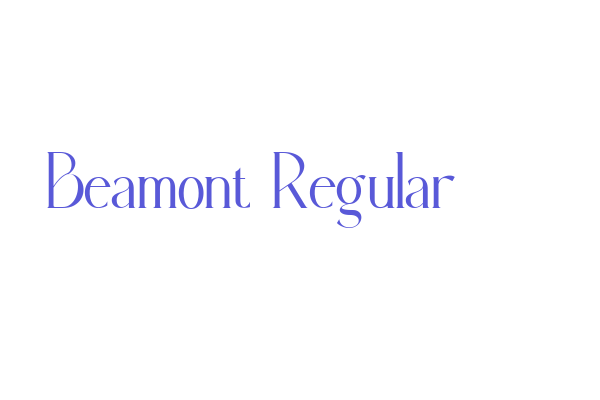 Beamont Regular Font