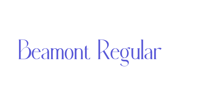 Beamont Regular Font Download