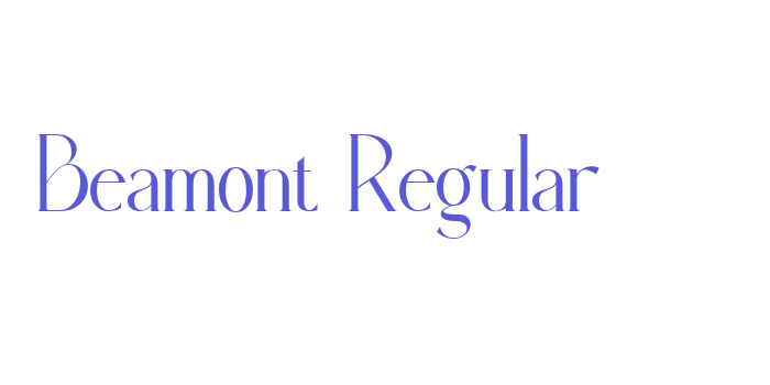 Beamont Regular Font