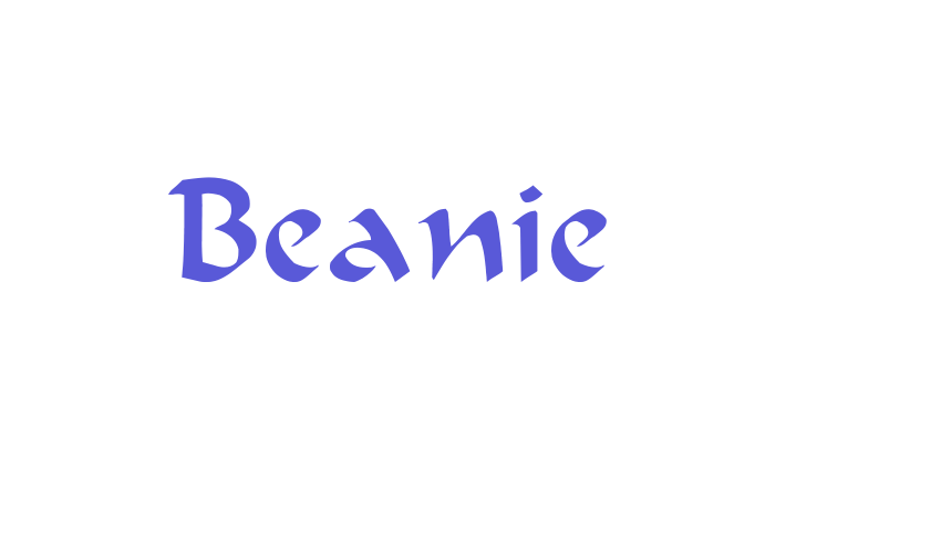 Beanie Font