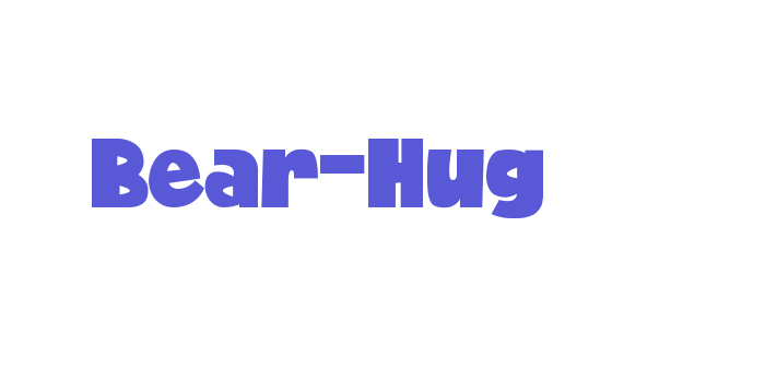 Bear-Hug Font Download