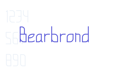 Bearbrond Font Download