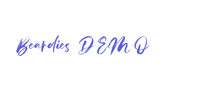 Beardies DEMO Font Download