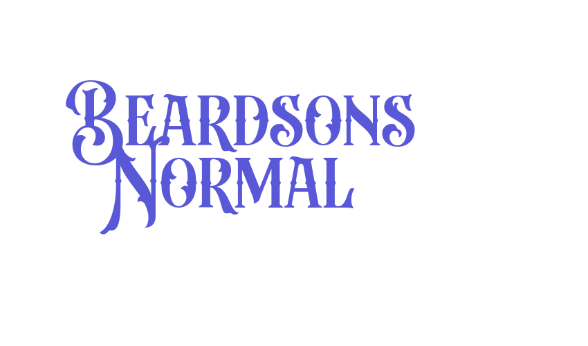 Beardsons Normal Font Download