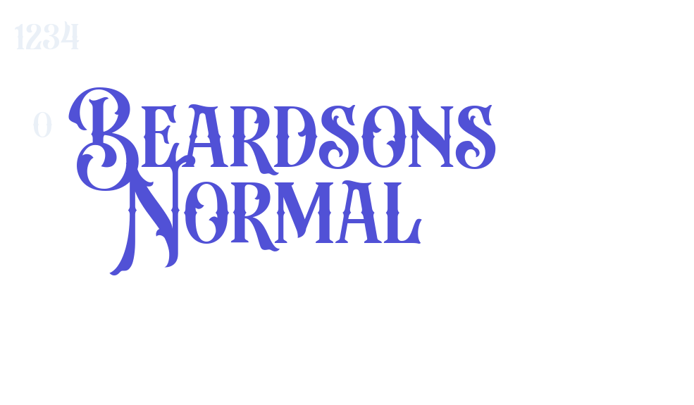 Beardsons Normal-font-download