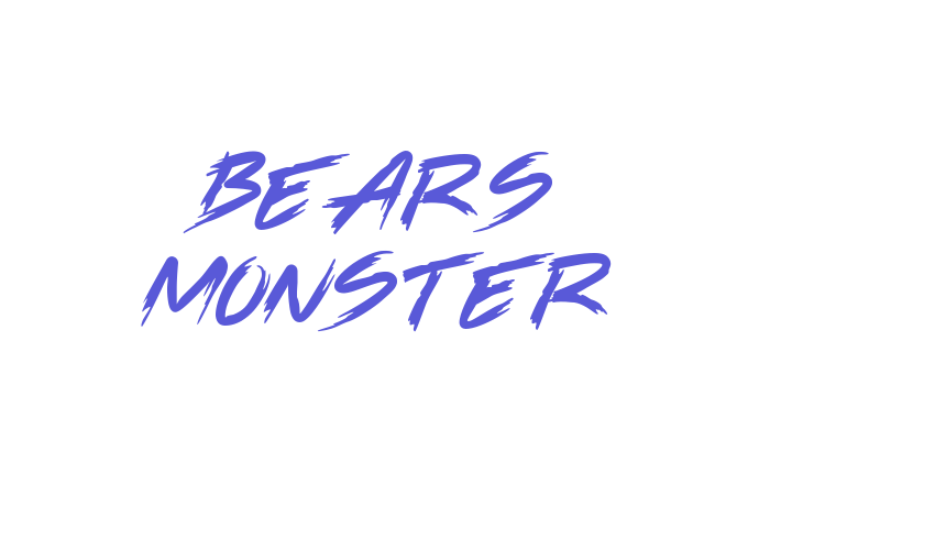 Bears Monster Font