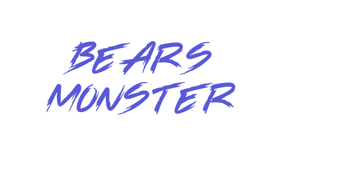 Bears Monster Font Download