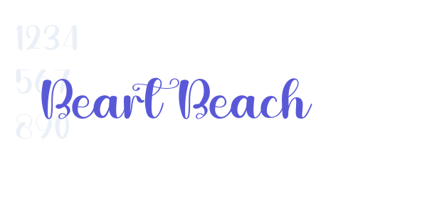 Beart Beach font free