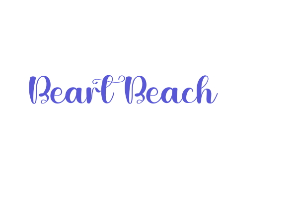 Beart Beach Font