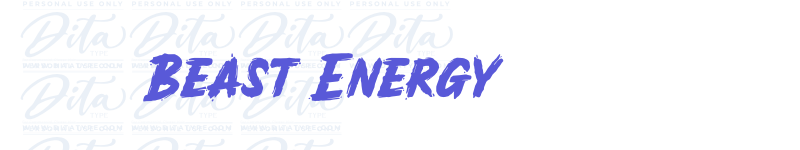 Beast Energy-related font