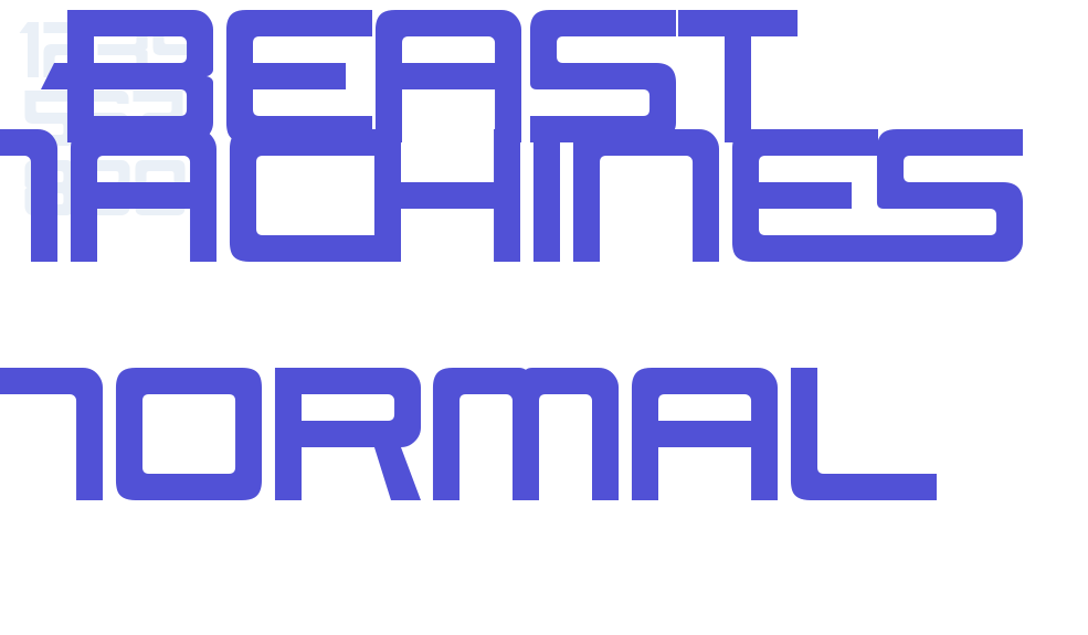 Beast Machines  Normal-font-download