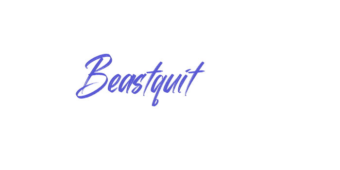 Beastquit Font Download