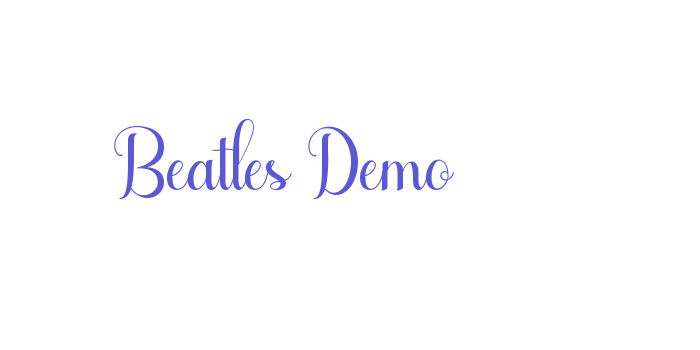 Beatles Demo Font Download