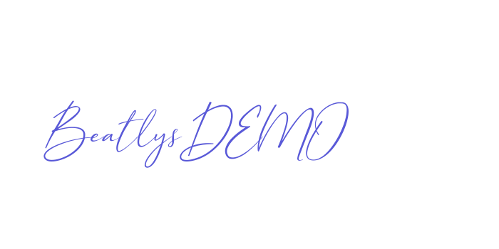 Beatlys DEMO Font