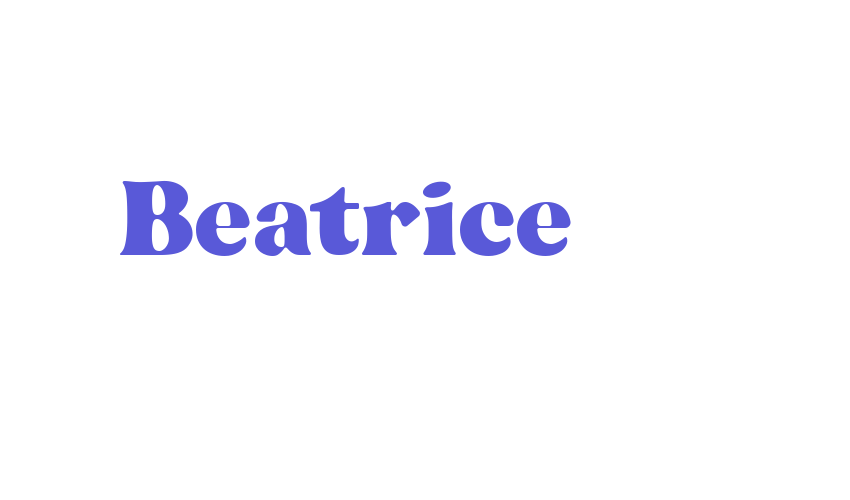 Beatrice Font