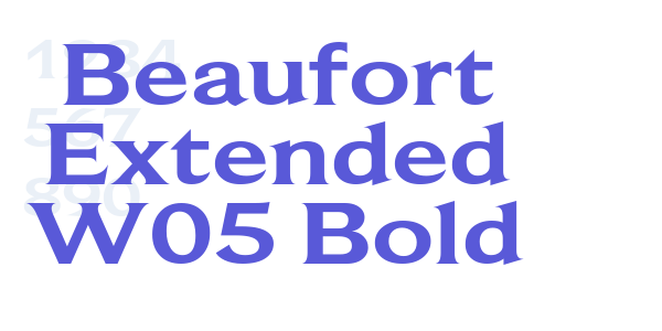 Beaufort Extended W05 Bold font free