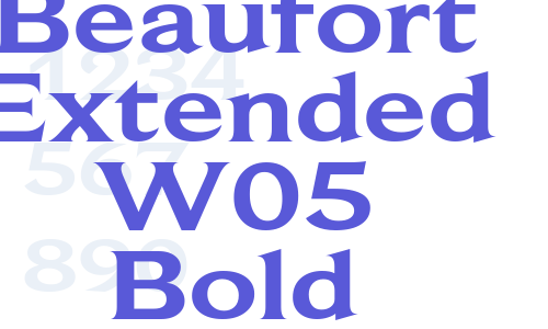 Beaufort Extended W05 Bold Font Download