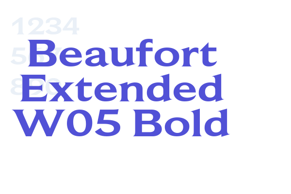 Beaufort Extended W05 Bold