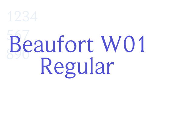 Beaufort W01 Regular
