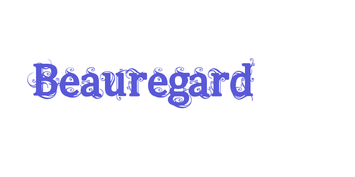 Beauregard Font Download