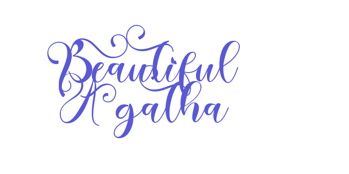 Beautiful Agatha Font Download