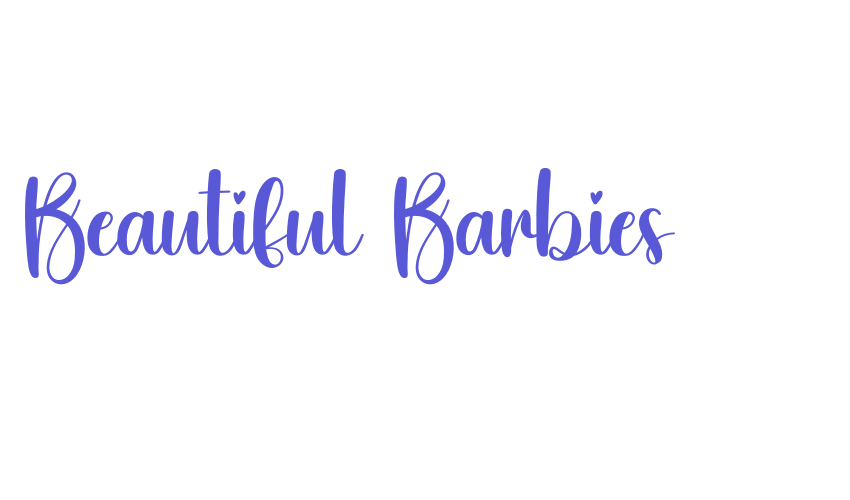 Beautiful Barbies Font