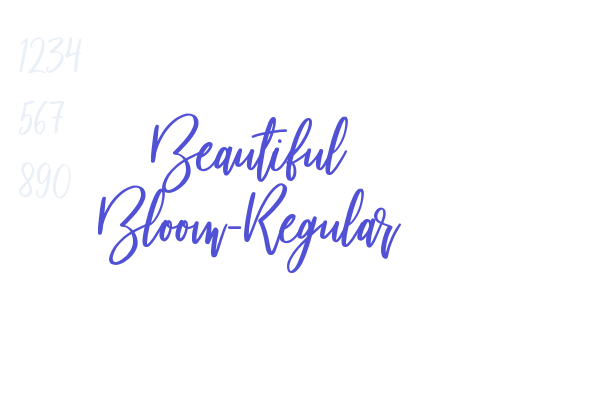Beautiful Bloom-Regular