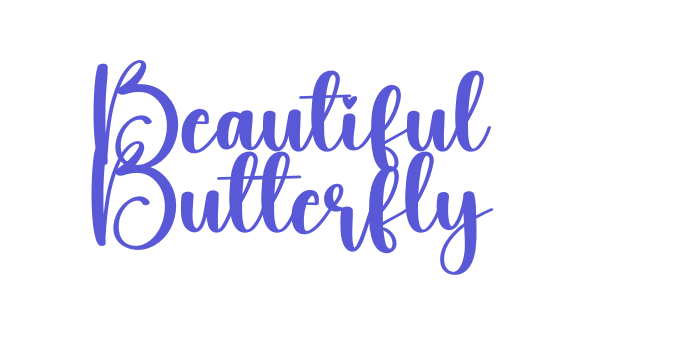 Beautiful Butterfly Font Download