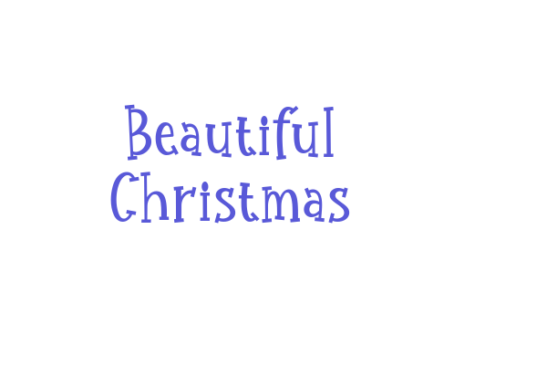 Beautiful Christmas Font