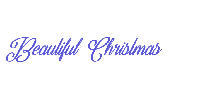 Beautiful Christmas Font Download