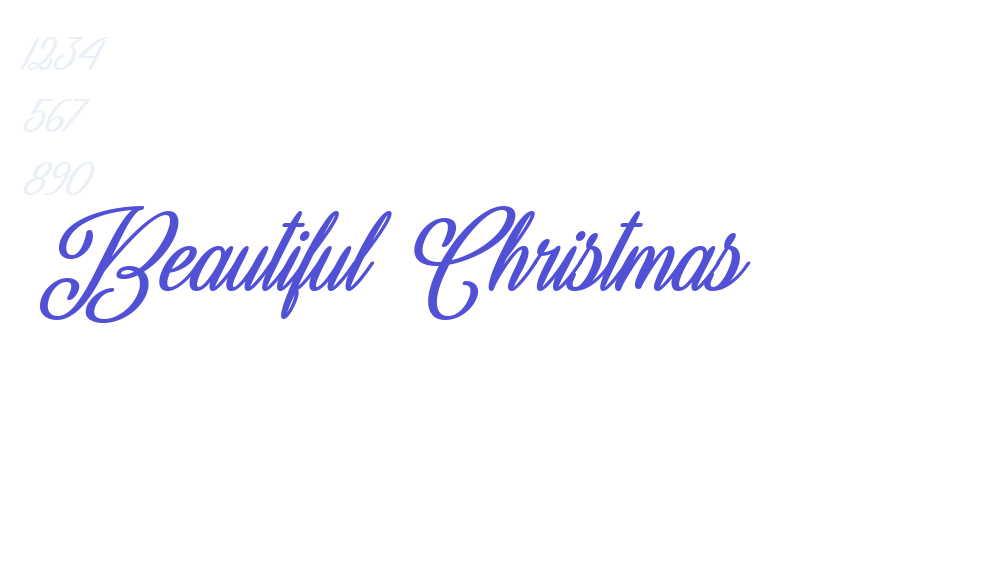 Beautiful Christmas-font-download