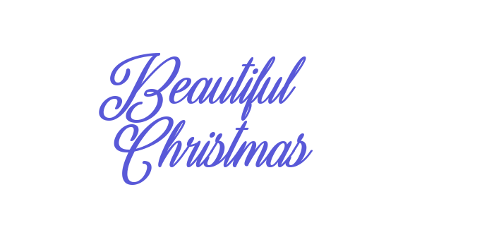 Beautiful Christmas Font